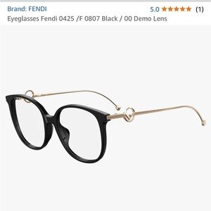 Eyeglasses Fendi 0425 /F 0807 Black / 00 Demo Lens